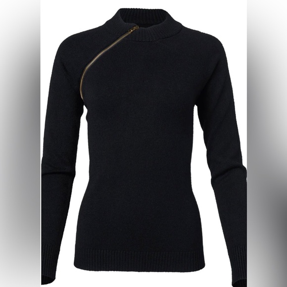 Zipper Neck Sweater - Picture 9 of 9